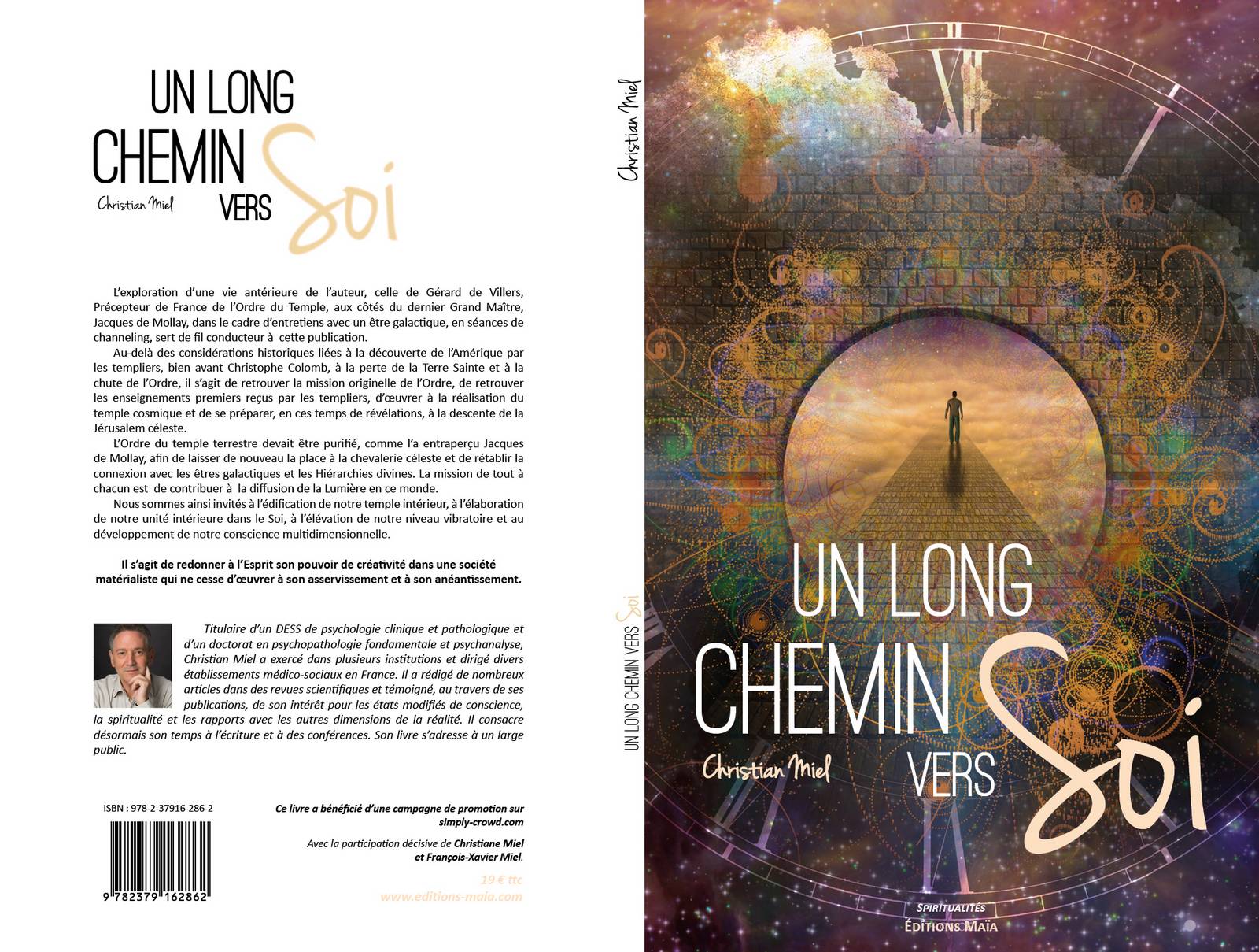 Couverture du 6ème livre de Christian MIEL - UN LONG CHEMIN VERS SOI